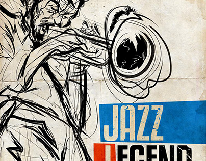 Graphic Novel Illustration: Jazz Legends Issue 1 Cover