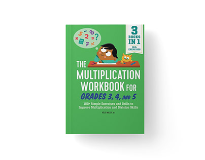 Cover Illustration for Math STEM Workbook for Children