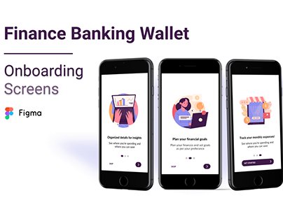 Figma UI Design - Finance Banking Wallet