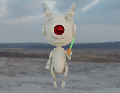 Modelación 3D - Little Bot Bunny