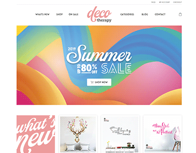 Deco Ecommerce Website Design