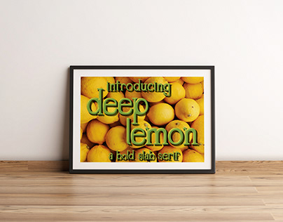 Deep Lemon Typeface