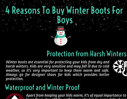4 Reasons To Buy Winter Boots For Boys
