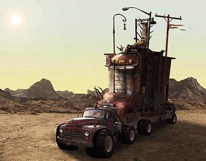 The Throne (Mad Max inspired concept art)