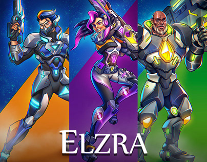 Elzra . Character Designs