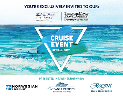 Exclusive Cruise Event Postcard Invitation