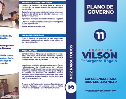 Plano de Governo Impresso - Vilson Alves