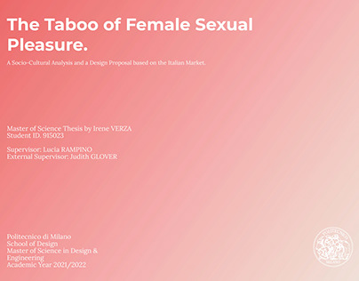 The Taboo of Female Sexual Pleasure.