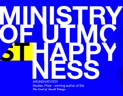 Ministry of utmost happyness. Digital Editorial Covers