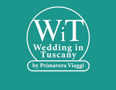 Design Logo Wit-Wedding in Tuscany for Primavera Viaggi