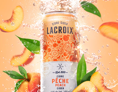 Lacroix Cider - Peach Campaign