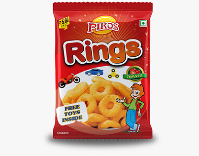 Round Mehman Tangy Tomato Rings Fryums, Crispy at Rs 5/packet in Itarsi |  ID: 2850502948691