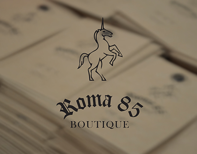 Brand Identity | Roma 85 Boutique