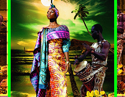 A Night of African Rhythms Poster 18x24