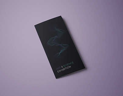 Trifold brochure of art&science