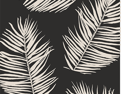 Illustration palmiers / palm leaves
