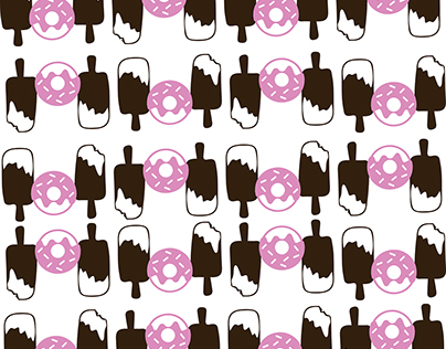 Icecream Donut Sticker/Pattern