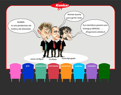 Sitio web "Kunka producciones"