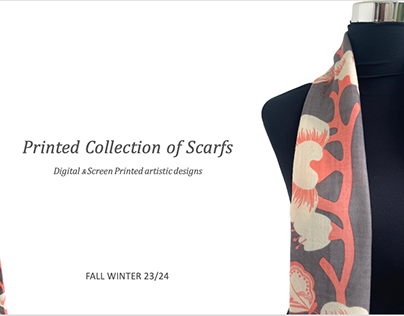 Wool Scarfs Print Collection