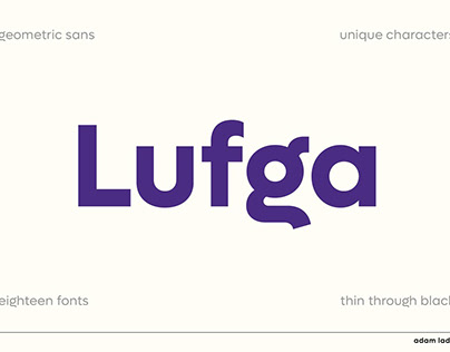 Lufga Font Family
