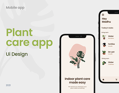 Plant care mobile app