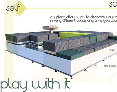 Project thumbnail - self - modular system to change your home