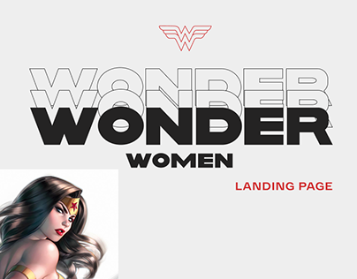Project thumbnail - WONDER WOMEN-Landing Page