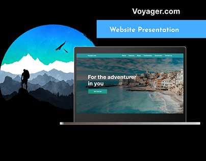 Voyager Travel Website Presentation