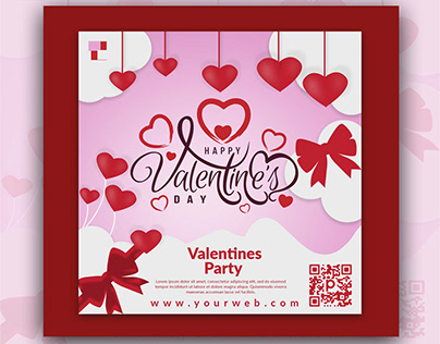 Valentine poster design