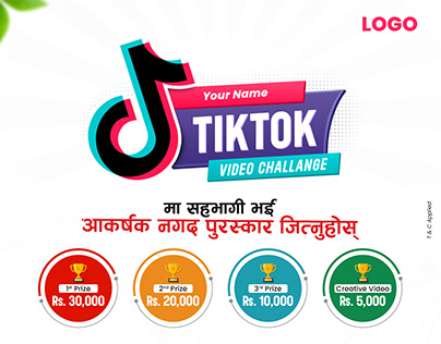 TikTok video challange template!!