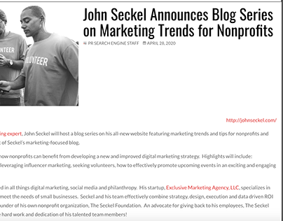 Blog Series on Marketing Trends for Nonprofits