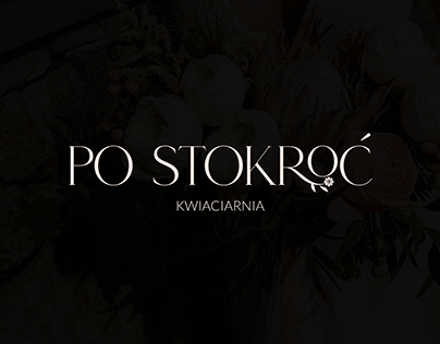 Po Stokroć / Flower shop logo