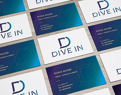 Dive In business card
