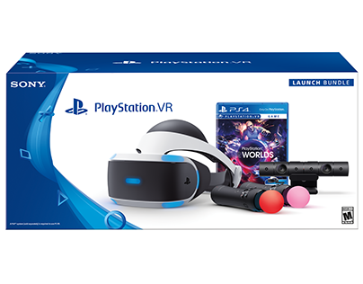 PlayStation VR Worlds Bundle Packaging Design