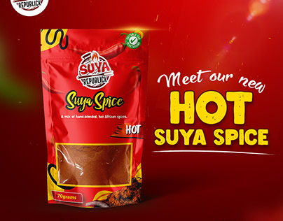 Suya Spice Packaging Design