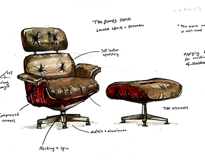 Project thumbnail - Eames Chair Sketch