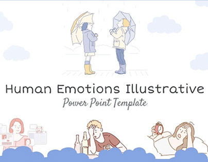 Human Emotions Illustrative PowerPoint Template