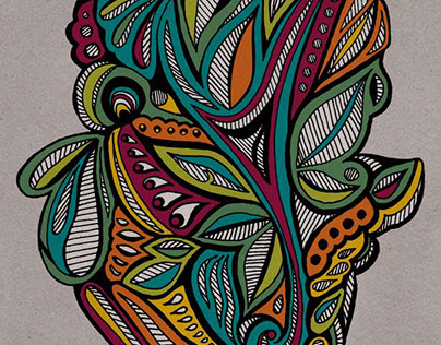 Zentangle doodles