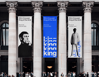 Project thumbnail - Wim Crouwel: King of the Grid - Exhibition Branding