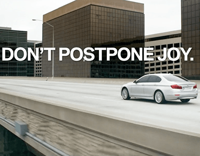 BMW-Don't Postpone Joy