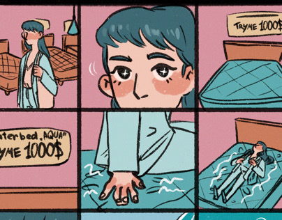waterbed comic