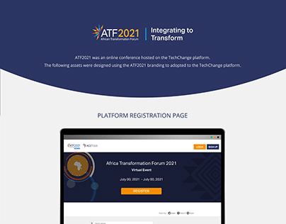 ATF2021 Conference Platform Branding Package