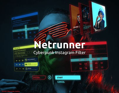 Netrunner - Cyberpunk Instagram Filter
