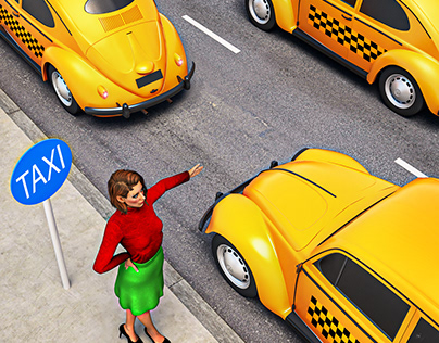 Taxi Simulation Game
