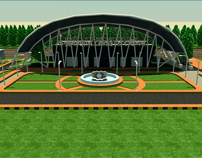 3D Visualization of Cox's Bazar Railway Station