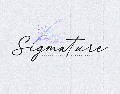 Sigmature Font
