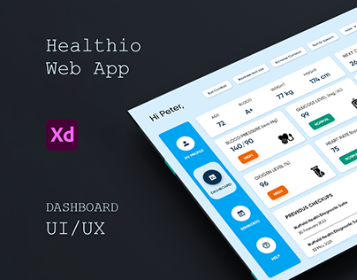 Healthio Dashboard - UI/UX