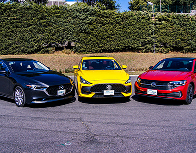 Mazda3 Sedán vs MG GT vs Volkswagen Jetta - Test