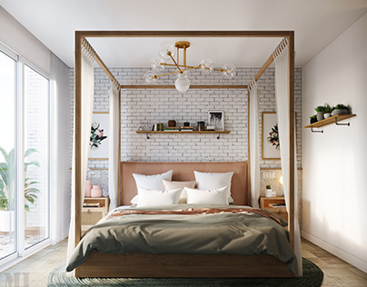 Mid-Century Bedroom Design