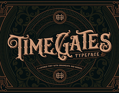 Timegates Typeface + Extras